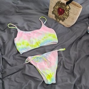Tye dye bikini set